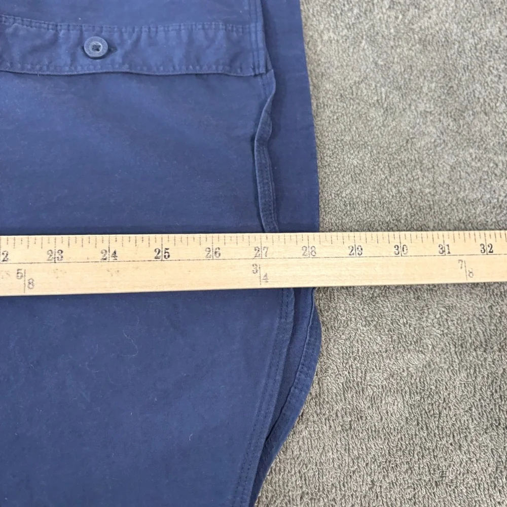 Ag-Gear Shirt Mens Medium Blue Button Down Performance Long Sleeve Utility Work